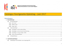 Catalogus voortgezette opleiding juni 2017